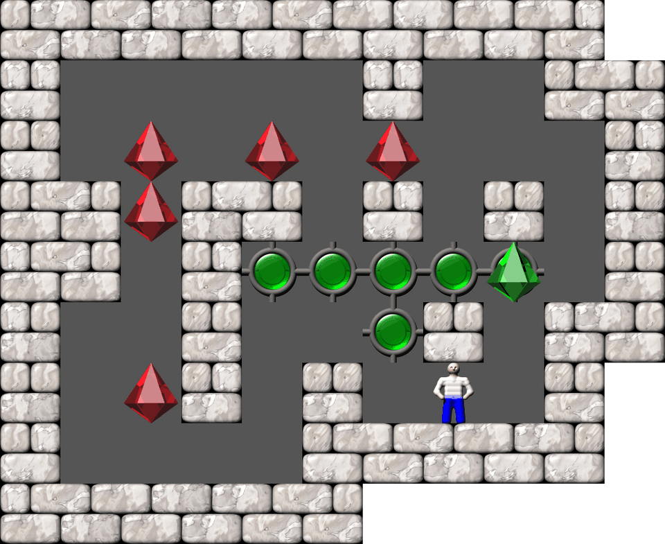 Sokoban Chrysalis Variations 02 level 16